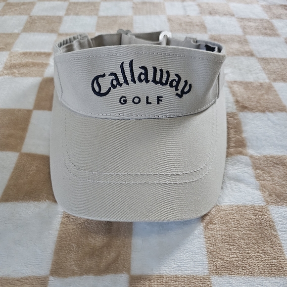 Callaway Golf Beige Visor - Picture 1 of 6
